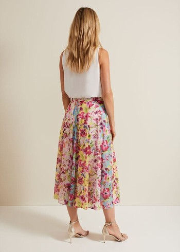 Phase Eight Vivianne Floral Skirts Multicolor Australia | JG2756430